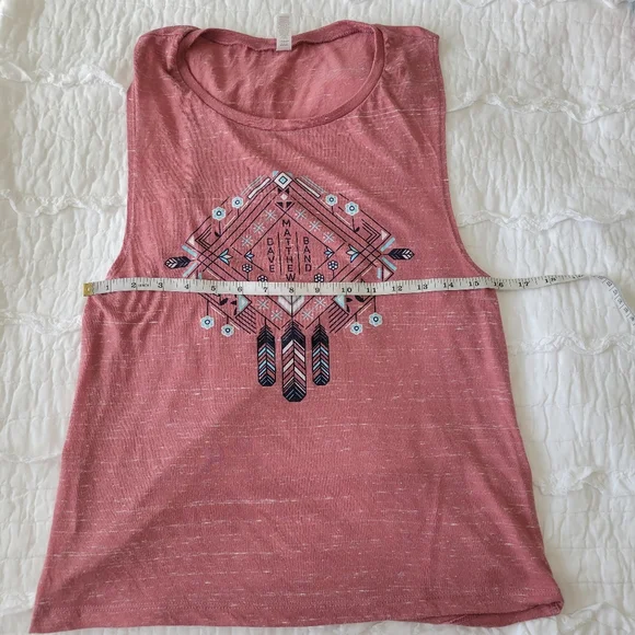 Dave Matthews Band 2018 Concert Tank Top S Aztec Print EUC Soft - Picture 6 of 9